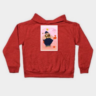 Bear Hugger V-Day Kids Hoodie